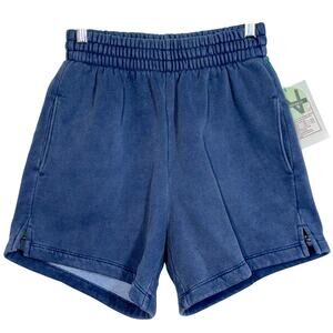 NEW Abercrombie & Fitch Navy Blue Athletic Lounge Pajama Sweat Shorts Womens 2XS